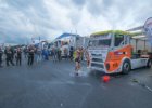 Autodrom Most - FIA European Truck Racing Championship 2017  exibiční mytí vozu němckého týmu Sascha Lentz : Autodrom Most, _CK-Lenka, auto, doprava, truck
