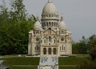 Paříž - květen 2006  France miniature - detaily : Sacre Coeur, architektura, exponát, exteriér, výstava