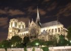 Paříž - léto 2010  Notre Damme : Notre Damme, architektura, kostel, noční