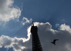Paříž - léto 2010  Eifellova věž : Eifellova věž, architektura, obloha, věž