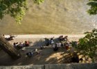 Paříž - květen 2012  piknik na nábřeží : piknik, řeka