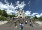 Paříž 2017  bazilika Sacré-Cœur a výhled na Paříž : Paříž 2017, panorama