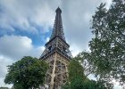 Eiffelova věž a okolí : Eifellova věž, Paříž 2021, architektura, věž