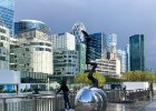 La Défense : La Defense, Paříž 2021, architektura, socha