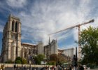 Katedrála Notre-Dame : Notre-Dame, Paříž 2021, architektura, doprava, jeřáb, kostel, předmět