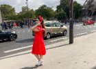 Ze života v Paříži  novodobá Karkulka : Paříž 2021, _povolání, lidé, modelka