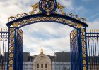 Vstupní brána do Invalidovny : Invalidovna, Paříž 2021, architektura, brána