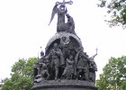 Novgorod : Petrohrad a Pobaltí, architektura, památník Milénium Ruska, pomník, pomník-socha, socha