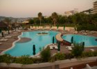 Rhodos 2011  hotelové bazény : architektura, bazén, svítání